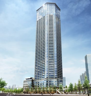 西麻布 3 丁目东北城区再开发项目类型 1 - 具有在六本木地区创造新价值的综合再开发潜力。