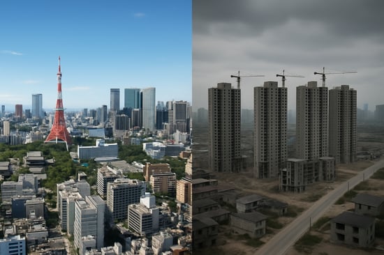 Diferencias clave entre los mercados inmobiliarios de Japón y China
