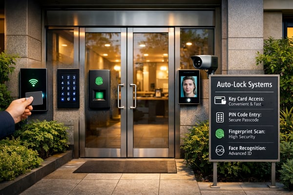 租赁物件自动门锁种类比较与后装方法｜费用行情・智能锁导入指南