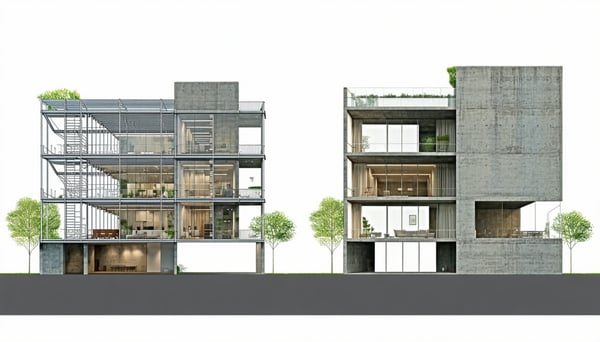 Comparaison des Rénovations en Acier et Béton Armé: Avantages et Inconvénients