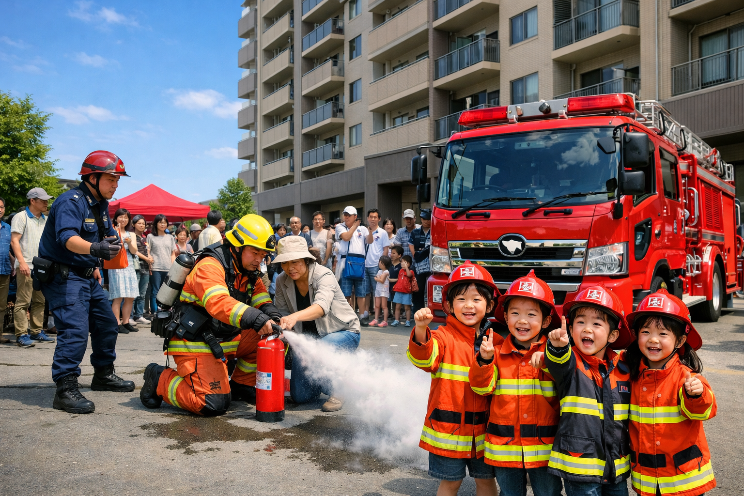 マンション消防訓練の実施方法と参加率を上げるコツ｜法律・流れ・訓練内容を解説