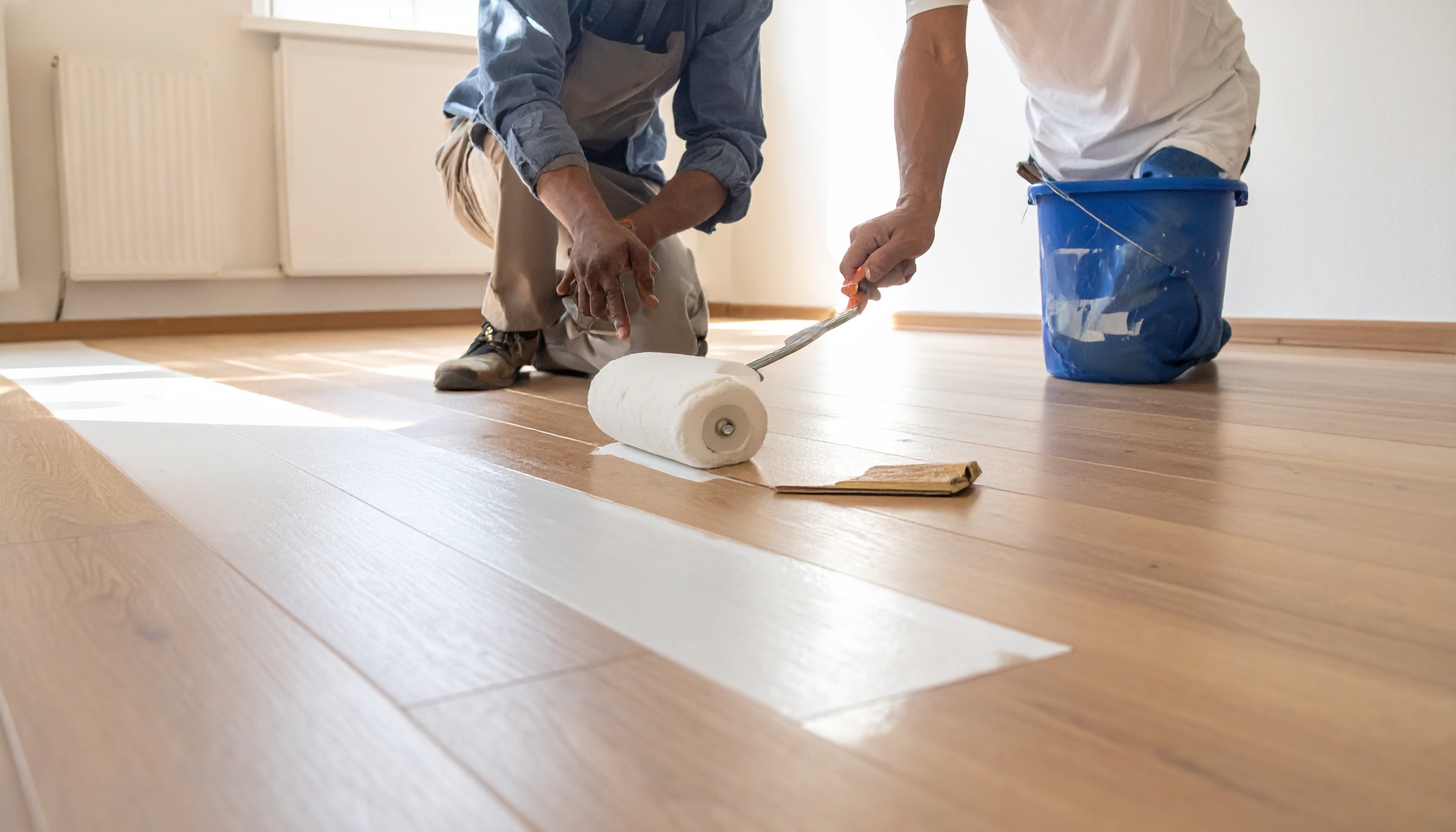 Massivholzboden pflegen - Taeglicge Pflege, regelmaessige Wartung und Versiegelung