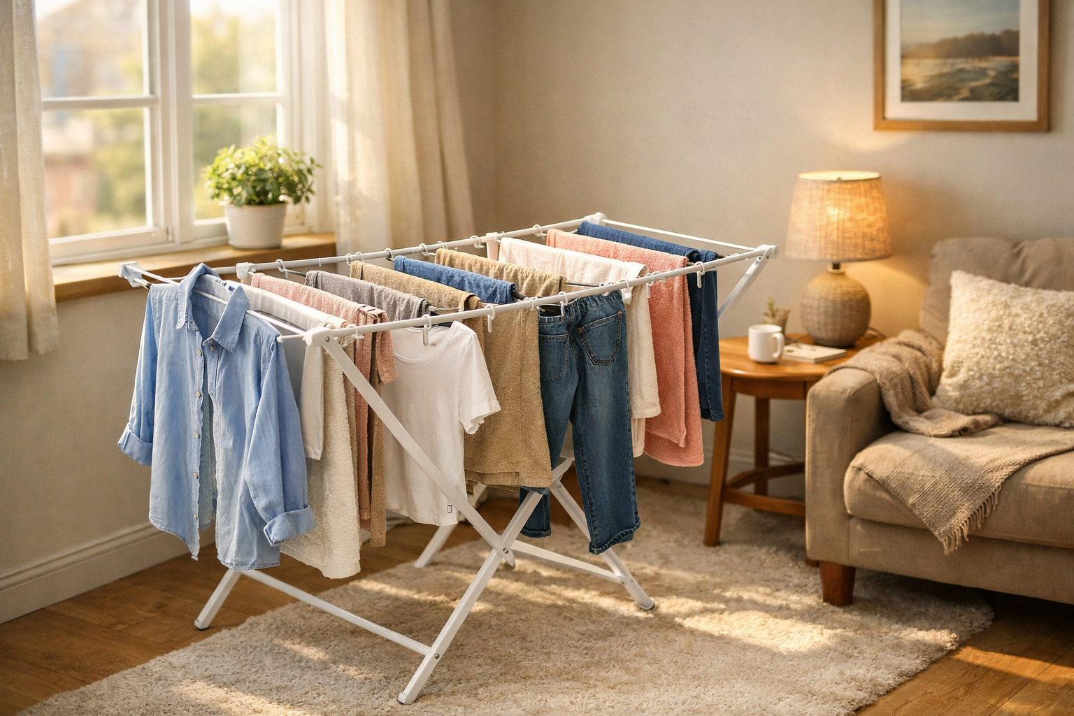 임대에서의 실내 건조에 최적인 실내 건조대 선택 방법과 방법