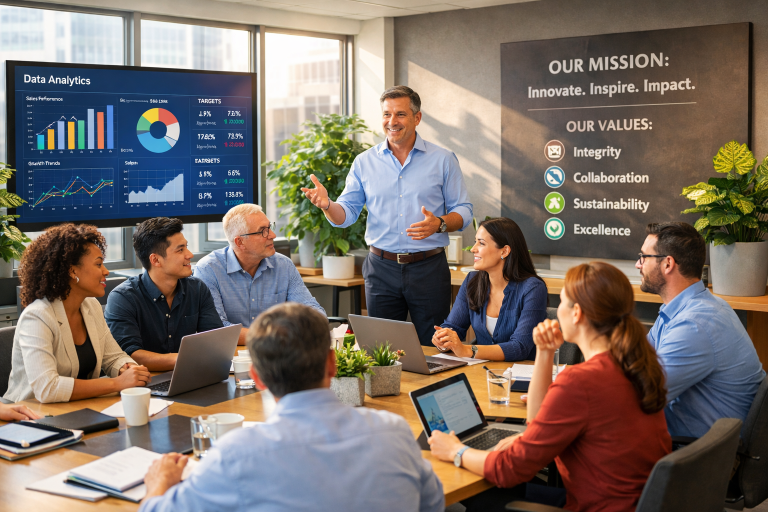 Croissance durable par le management du capital humain et le management par les valeurs | Théorie et pratique : investissement humain, culture organisationnelle et leadership chez INA&Associates