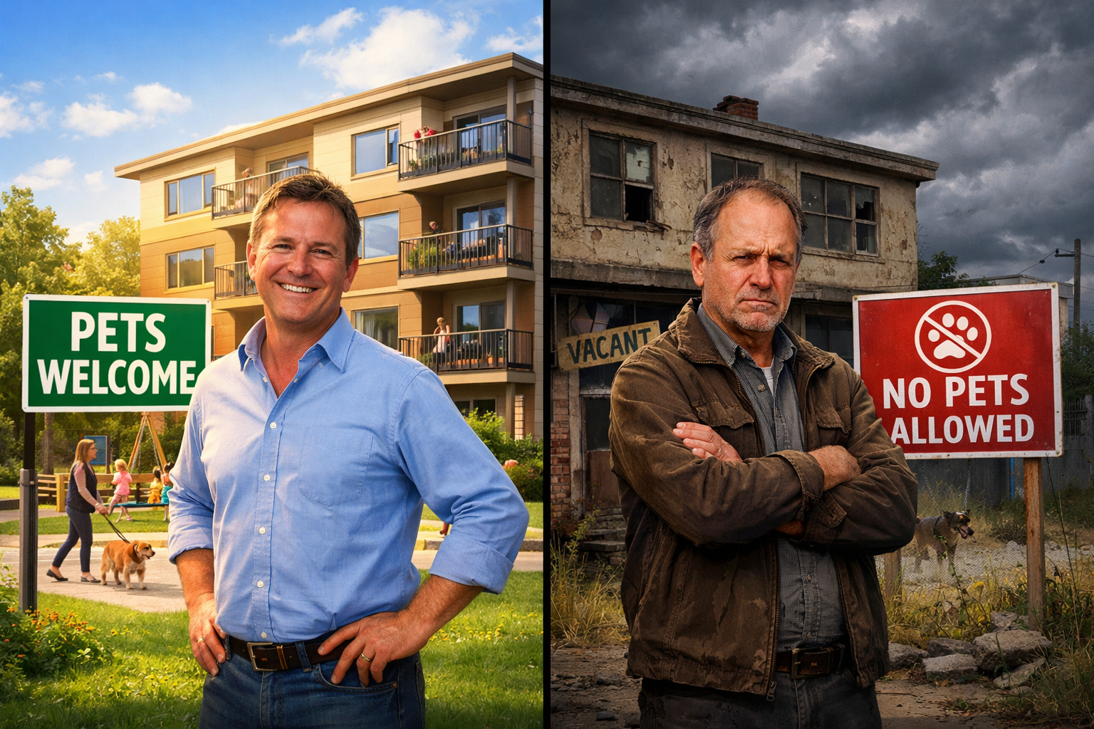 開放寵物入住後空屋填滿的房東與後悔的房東的差異